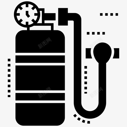 氧气罐煤气罐煤气瓶图标svg_新图网 https://ixintu.com 储气罐 氧气治疗设备 氧气罐 煤气火 煤气瓶 煤气罐 紧急救援图标包