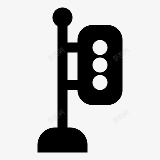 红绿灯城市道路图标svg_新图网 https://ixintu.com 城市 红绿灯 街道 街道标志 车站 道路