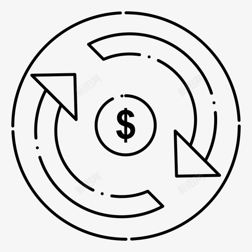 流通金融流量图标svg_新图网 https://ixintu.com 2月 v4 市场 收集 流通 流量 界面 网络 货币 金融