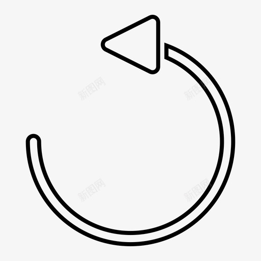 后退向左上一个图标svg_新图网 https://ixintu.com 上一个 公司业务图标 后退 向左 返回 重复