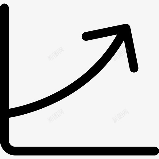 折线图大数据8线颜色橙色图标svg_新图网 https://ixintu.com 大数据8 折线图 线颜色橙色