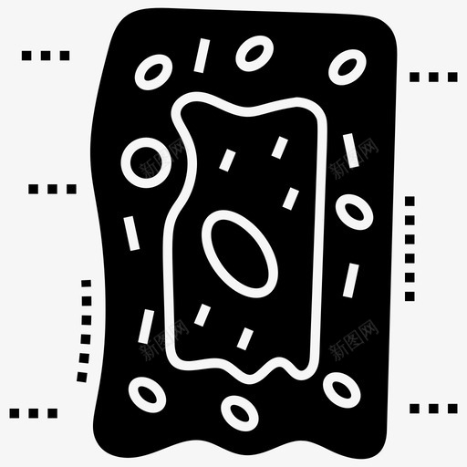皮肤细胞胶原蛋白表皮图标svg_新图网 https://ixintu.com 上皮细胞 医用大麻字形图标 器官 外壳 皮肤细胞 细胞 胶原蛋白 胶原蛋白织物纤维图标 表皮