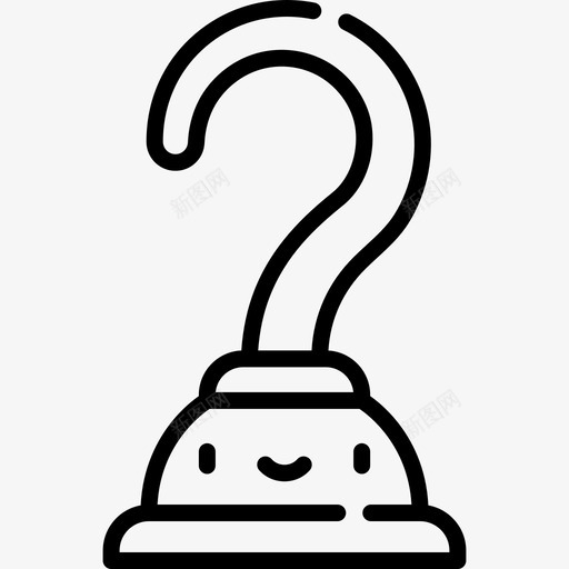 钩子海盗30直系图标svg_新图网 https://ixintu.com 海盗30 直系 钩子