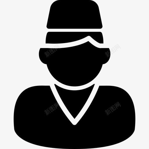 穆斯林男子卡里姆斋月图标svg_新图网 https://ixintu.com 卡里姆 斋月 斋月固体图标 穆斯林男子