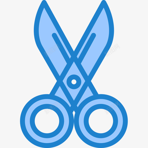 剪刀卫生保健31蓝色图标svg_新图网 https://ixintu.com 剪刀 卫生保健31 蓝色