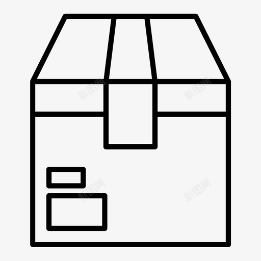 包装箱交货物流图标svg_新图网 https://ixintu.com 交货 供应链 包装箱 物流 运输