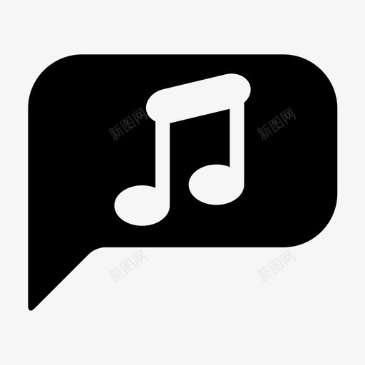 音乐谈话音频音乐图标svg_新图网 https://ixintu.com 聊天 音乐 音乐会 音乐谈话 音频