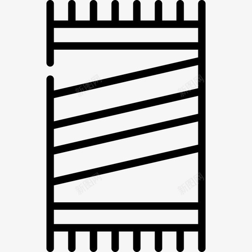 毛巾夏季35直纹图标svg_新图网 https://ixintu.com 夏季35 毛巾 直纹