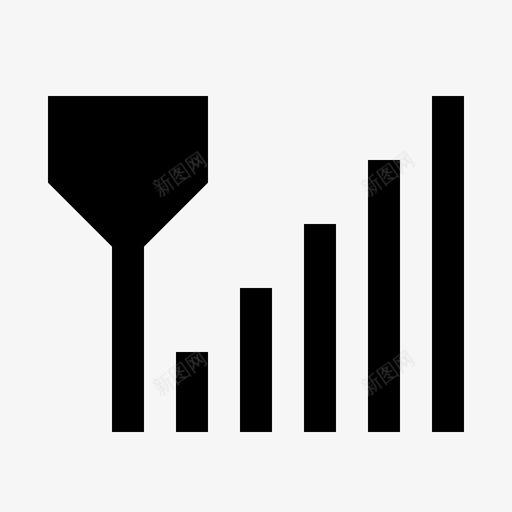 信号条蜂窝图标svg_新图网 https://ixintu.com 信号 条 移动 网络 网络通信标志符号 蜂窝