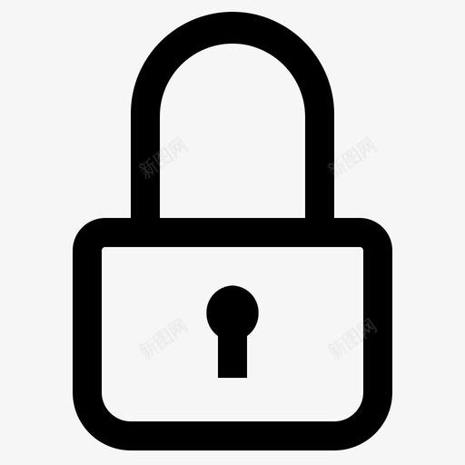 挂锁隐私安全图标svg_新图网 https://ixintu.com 安全 挂锁 电子商务 秘密 隐私