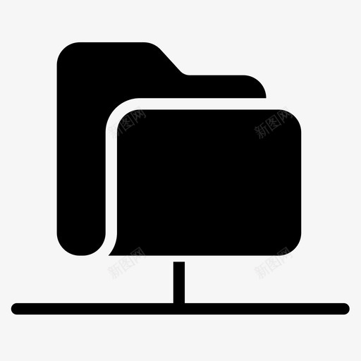 文件夹文件夹3字形图标svg_新图网 https://ixintu.com 字形 文件夹