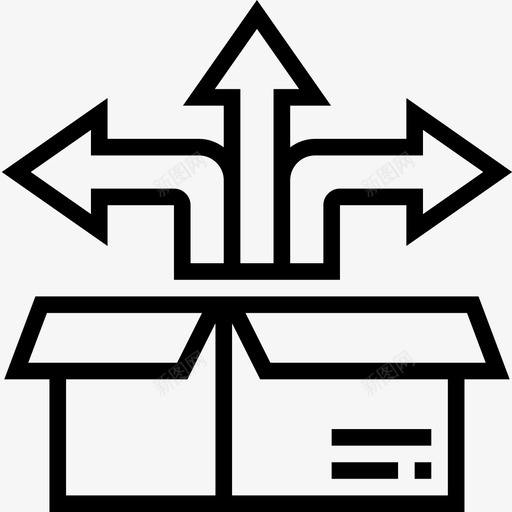 增长在线市场4线性图标svg_新图网 https://ixintu.com 在线市场4 增长 线性