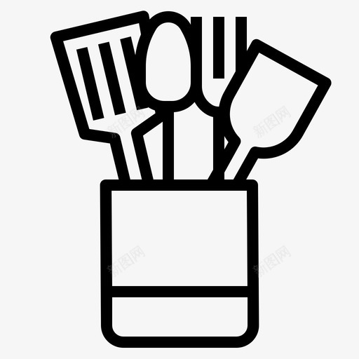 采购产品烹饪工具烹饪工具支架图标svg_新图网 https://ixintu.com 勺子 厨房 厨房用具 器具 支架 烹饪工具 采购产品烹饪工具