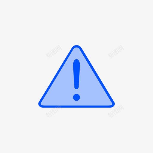 yujing-lssvg_新图网 https://ixintu.com yujing-ls 预警程度-蓝色 填充 扁平 多色 简约 商务 圆润