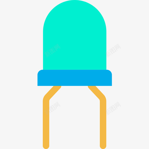 Led技术57扁平图标svg_新图网 https://ixintu.com Led 扁平 技术57