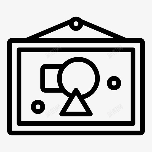 抽象绘画艺术框架图标svg_新图网 https://ixintu.com 学校 抽象绘画 框架 艺术 艺术学校