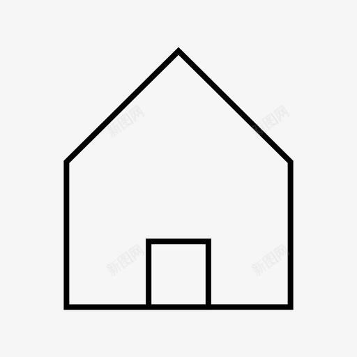 家公司房子图标svg_新图网 https://ixintu.com 公司 公司概况材料 别墅 家 房子 村庄