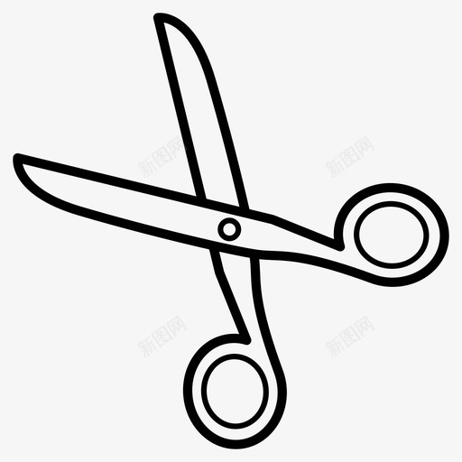 金属剪刀刀片剪图标svg_新图网 https://ixintu.com 刀片 剪 剪刀 办公用品 金属剪刀