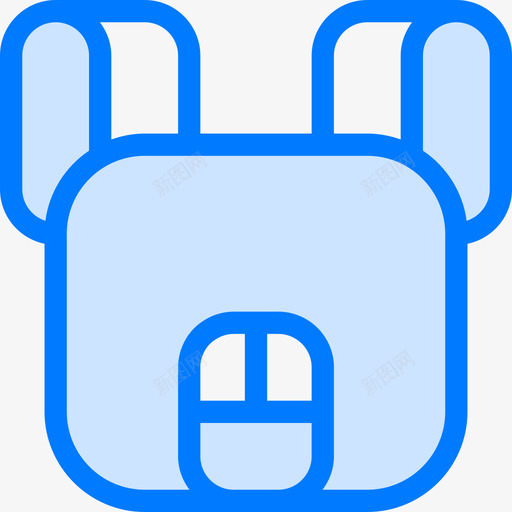 考拉澳大利亚7蓝色图标svg_新图网 https://ixintu.com 澳大利亚 考拉 蓝色