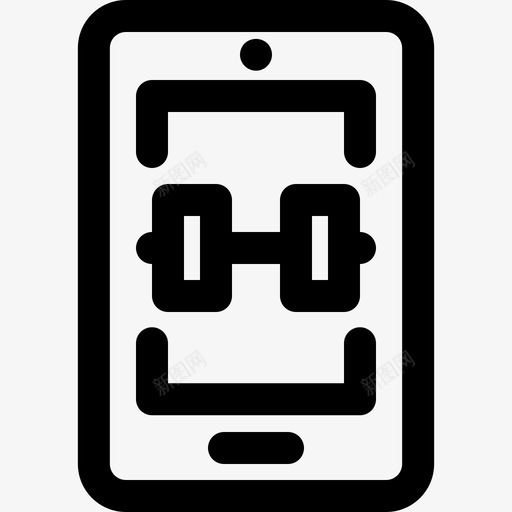 健身应用饮食健康图标svg_新图网 https://ixintu.com 健康 健身 应用 手机 智能 饮食