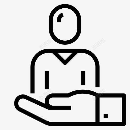 客户买家营销图标svg_新图网 https://ixintu.com 买家 客户 搜索引擎优化 营销