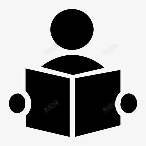 看书。svg_新图网 https://ixintu.com 看书。