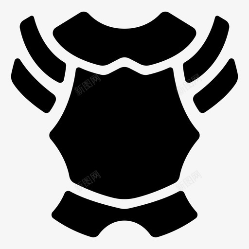 装备单件防弹衣骑士战士图标svg_新图网 https://ixintu.com 单件 战士 游戏 装备 角色扮演 防弹衣 骑士