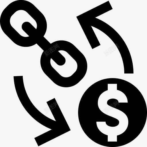 转换易货交换图标svg_新图网 https://ixintu.com 交换 搜索引擎优化黑填充1 易货 网址 货币 转换