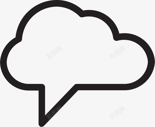聊天气泡_6svg_新图网 https://ixintu.com 聊天气泡_6