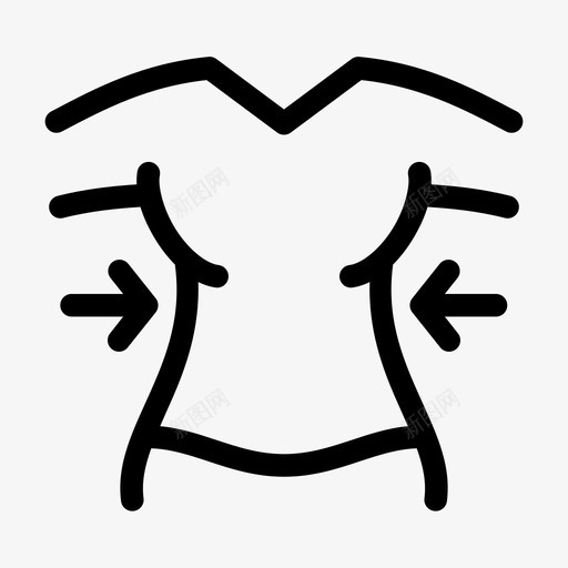 苗条身材节食健身图标svg_新图网 https://ixintu.com 健身 其他 减肥 女性身材 节食 苗条身材