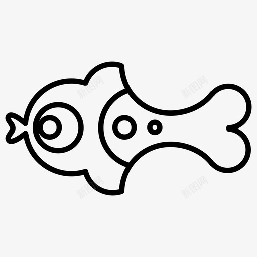 鱼动物生物图标svg_新图网 https://ixintu.com 动物 生物