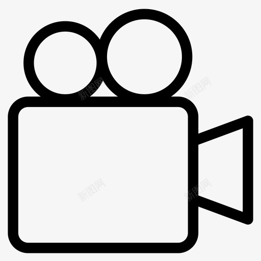 电影摄影机电影院电影图标svg_新图网 https://ixintu.com 电影 电影大纲 电影摄影机 电影院 视频