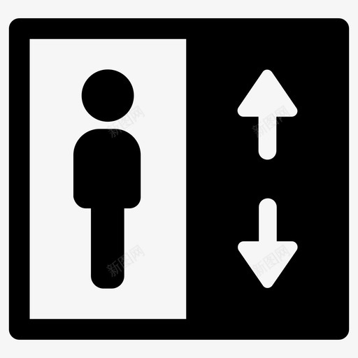 电梯大楼楼层图标svg_新图网 https://ixintu.com 大楼 楼层 电梯 酒店