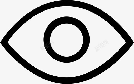 眼睛-睁眼svg_新图网 https://ixintu.com 眼睛-睁眼