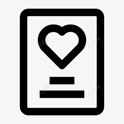 贺卡情书情人节图标svg_新图网 https://ixintu.com 情书 情人节 贺卡