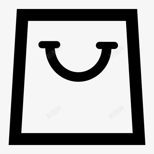 标签栏-购物袋svg_新图网 https://ixintu.com 标签栏-购物袋