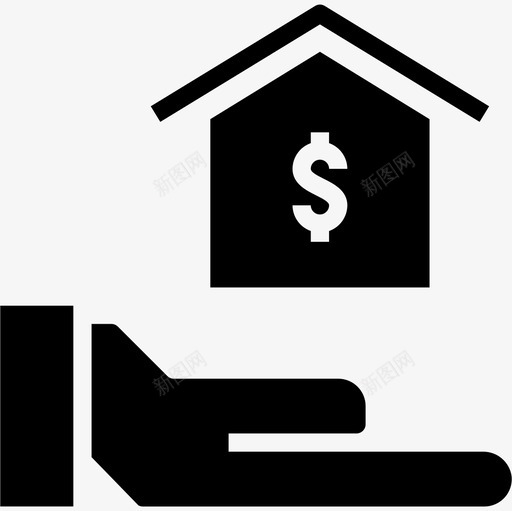 贷款业务24填充图标svg_新图网 https://ixintu.com 业务24 填充 贷款