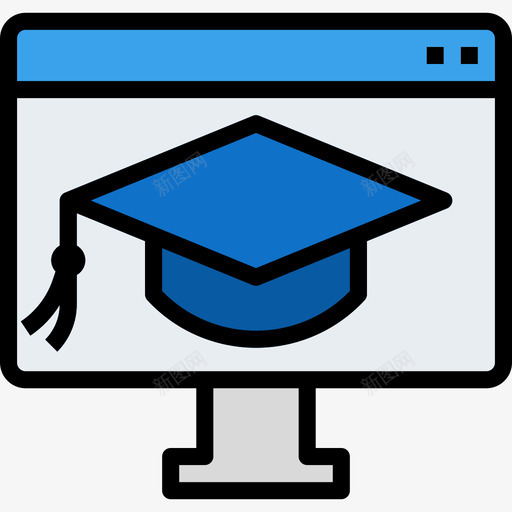 在线学习在线学习17线性颜色图标svg_新图网 https://ixintu.com 在线学习 线性 颜色
