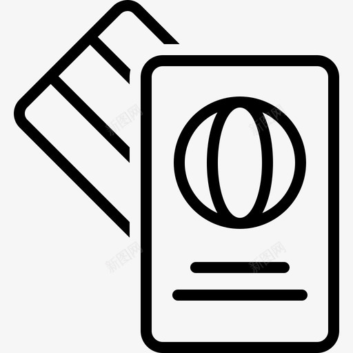 签证国籍外国图标svg_新图网 https://ixintu.com 国籍 外国 护照 移民 签证