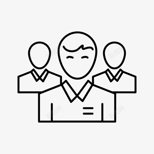 团队业务ceo图标svg_新图网 https://ixintu.com ceo 业务 团队 现代商业 领导 领导力