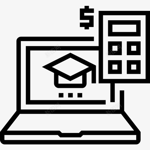 教书大学30线性图标svg_新图网 https://ixintu.com 大学 教书 线性