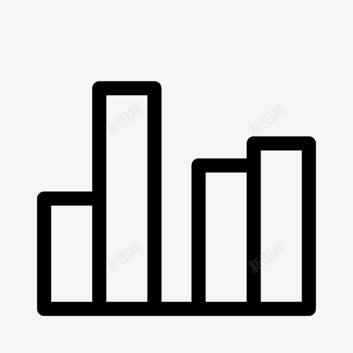 比较柱形图条形图比较图标svg_新图网 https://ixintu.com 图形 垂直 显示数据 条形图 比较 比较柱形图