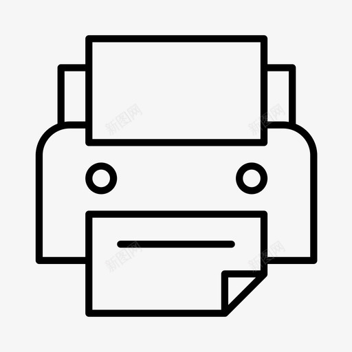 印刷工商业工作图标svg_新图网 https://ixintu.com 办公室 印刷 印刷工 商业 工作