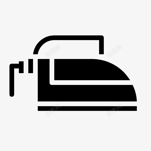 熨斗电子产品家用图标svg_新图网 https://ixintu.com 家用 洗衣房 熨斗 电子产品 蒸笼