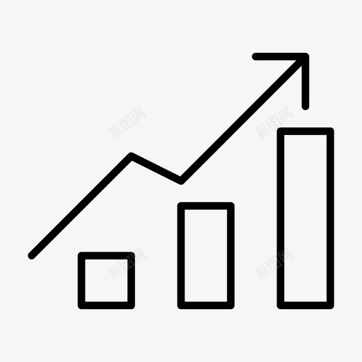 利润业务收入增加图标svg_新图网 https://ixintu.com 储蓄 利润业务 利润概要 增加 提高 收入