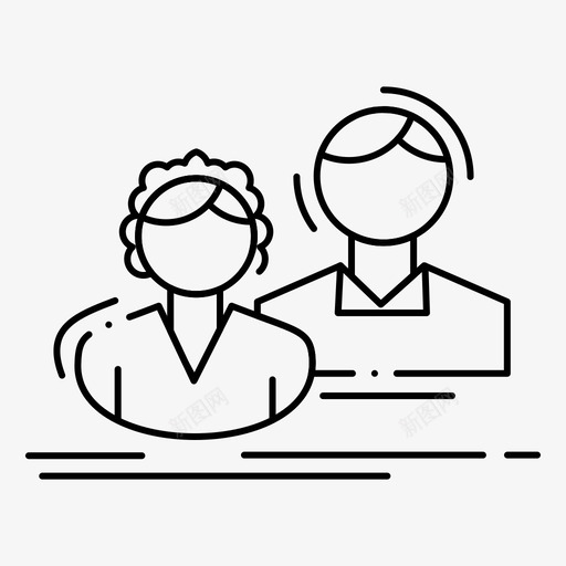 学生情侣员工图标svg_新图网 https://ixintu.com web界面febcollectionv4 员工 团队 学生 小组 情侣