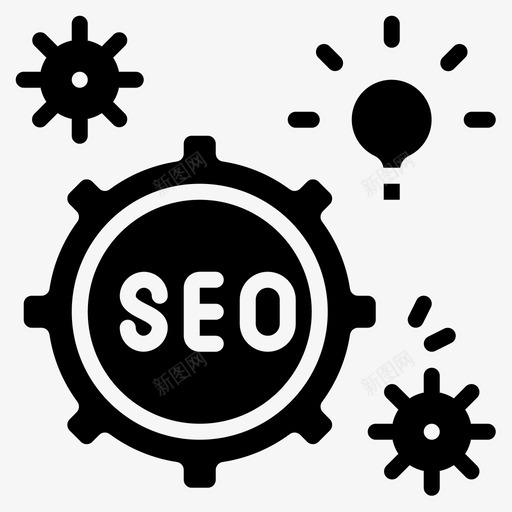 想法搜索引擎优化和网页优化15填充图标svg_新图网 https://ixintu.com 填充 想法 搜索引擎优化和网页优化15