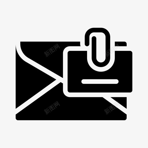 邮件附件联系人信件图标svg_新图网 https://ixintu.com 信件 字形 我们 联系 联系人 邮件 附件