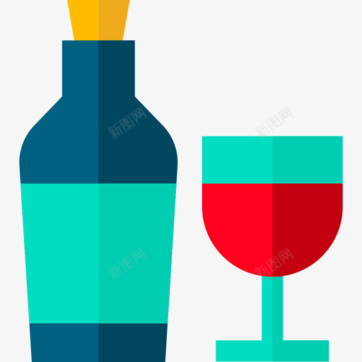 酒杯野餐30扁平图标svg_新图网 https://ixintu.com 扁平 酒杯 野餐30