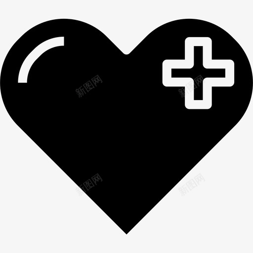 心脏保健24填充图标svg_新图网 https://ixintu.com 保健24 填充 心脏